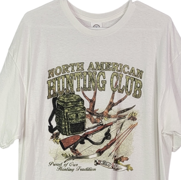 North American Hunting Club Vintage Hunting Camo Outdoorsman Survival Tee XL - Picture 11 of 15